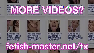 Japanese Asian Tongue Spit Face Nose The fate of Sucking Kissing Handjob Fetish - More at fetish-master&period;net